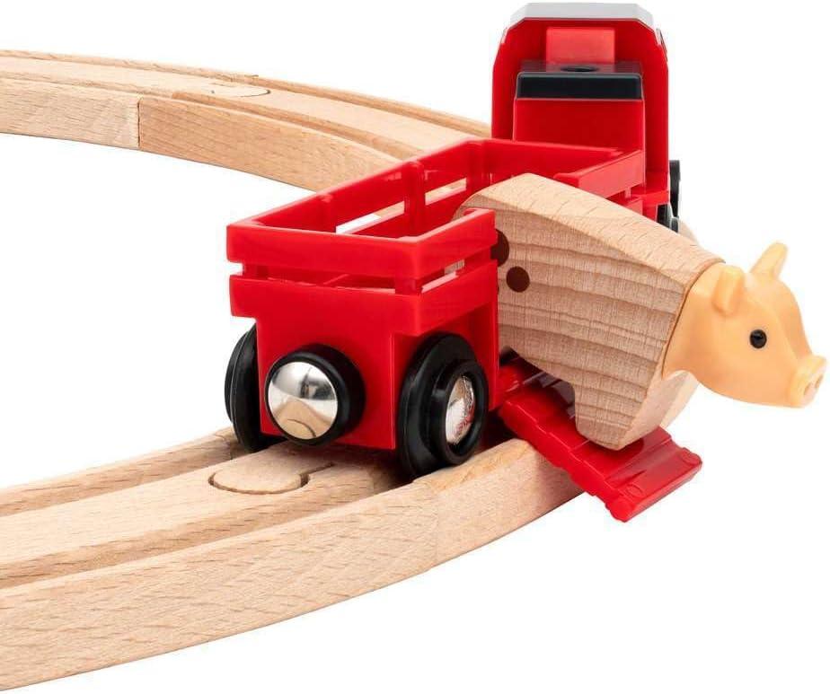 imageBRIO 33984 Animal Farm Set Engaging Wooden Toy Train Set for Kids Enhances Motor Skills FSCCertified Wood Ideal for Ages 3 and UpBRIO 33984 Animal Farm Set Engaging Wooden Toy Train Set for Kids Enhances Motor Skills FSCCertified Wood Ideal for Ages 3 and Up