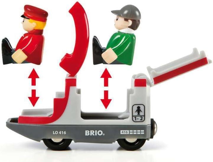 imageBRIO World 33512 Travel Switching Set Premium Wooden Train Toy Set with 42 Pieces amp Accessories Perfect for Children Ages 3 and Up Compatible with All BRIO Railway ToysBRIO World 33512 Travel Switching Set Premium Wooden Train Toy Set with 42 Pieces Accessories Perfect for Children Ages 3 and Up Compatible with All BRIO Railway Toys