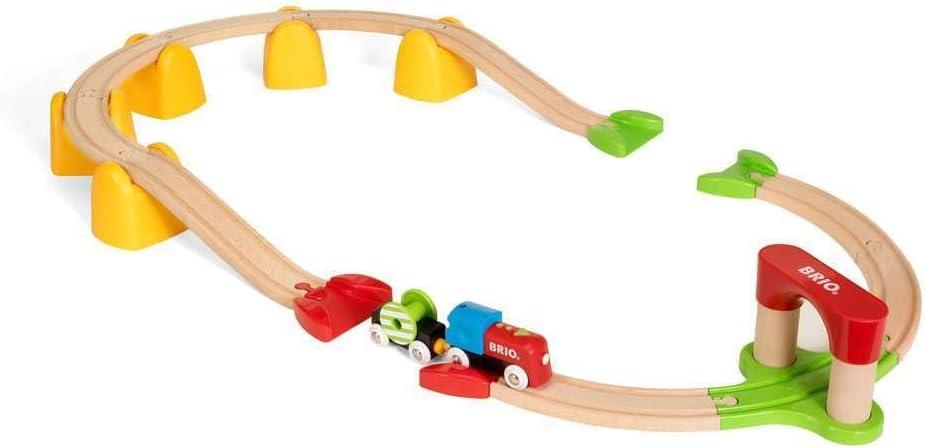 imageBRIO World 33710 My First Railway Battery Operated Train Set 25 Piece Wood Train Set for Toddlers Inclusive of Accessories and Wooden Tracks Certified by Forest Stewardship CouncilBRIO World 33710 My First Railway Battery Operated Train Set 25 Piece Wood Train Set for Toddlers Inclusive of Accessories and Wooden Tracks Certified by Forest Stewardship Council