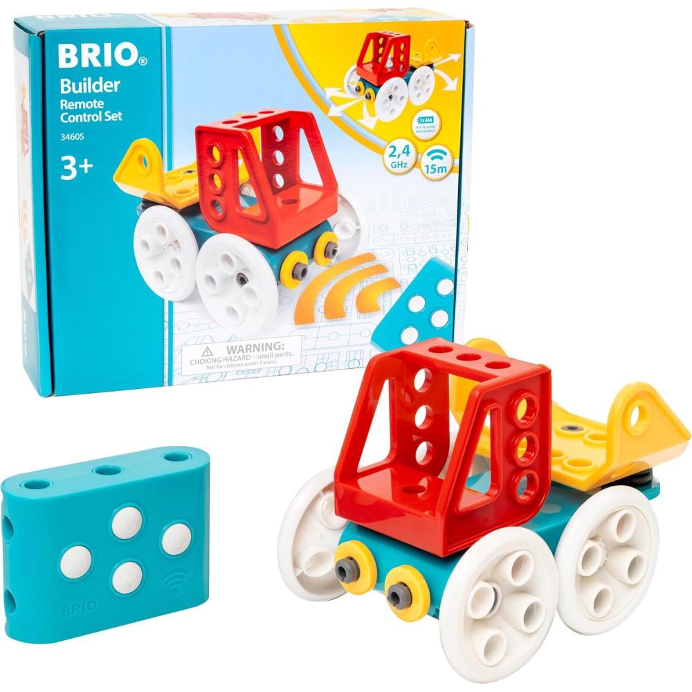 imageBRIO Builder 34605 Builder Remote Control Set Educational Construction Toy for Kids Aged 3 Years Up