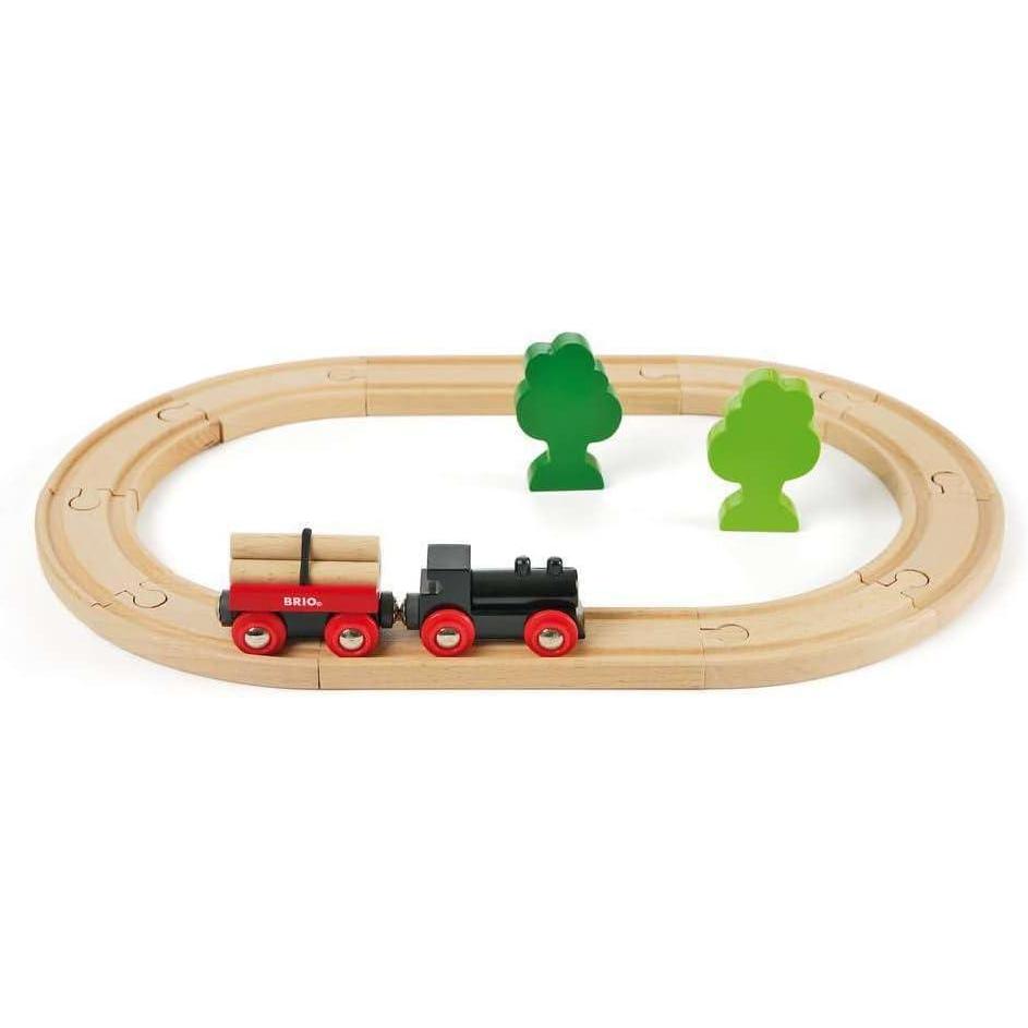 imageBRIO Classic 33042 Little Forest Train Set Premium 18Piece Wooden Toy Train Set with Track and Accessories Perfect for Kids Ages 3 and Up FSC Certified for SustainabilityBRIO World 33042 Little Forest Train Set Premium 18Piece Wooden Toy Train Set with Track and Accessories Perfect for Kids Ages 3 and Up FSC Certified for Sustainability