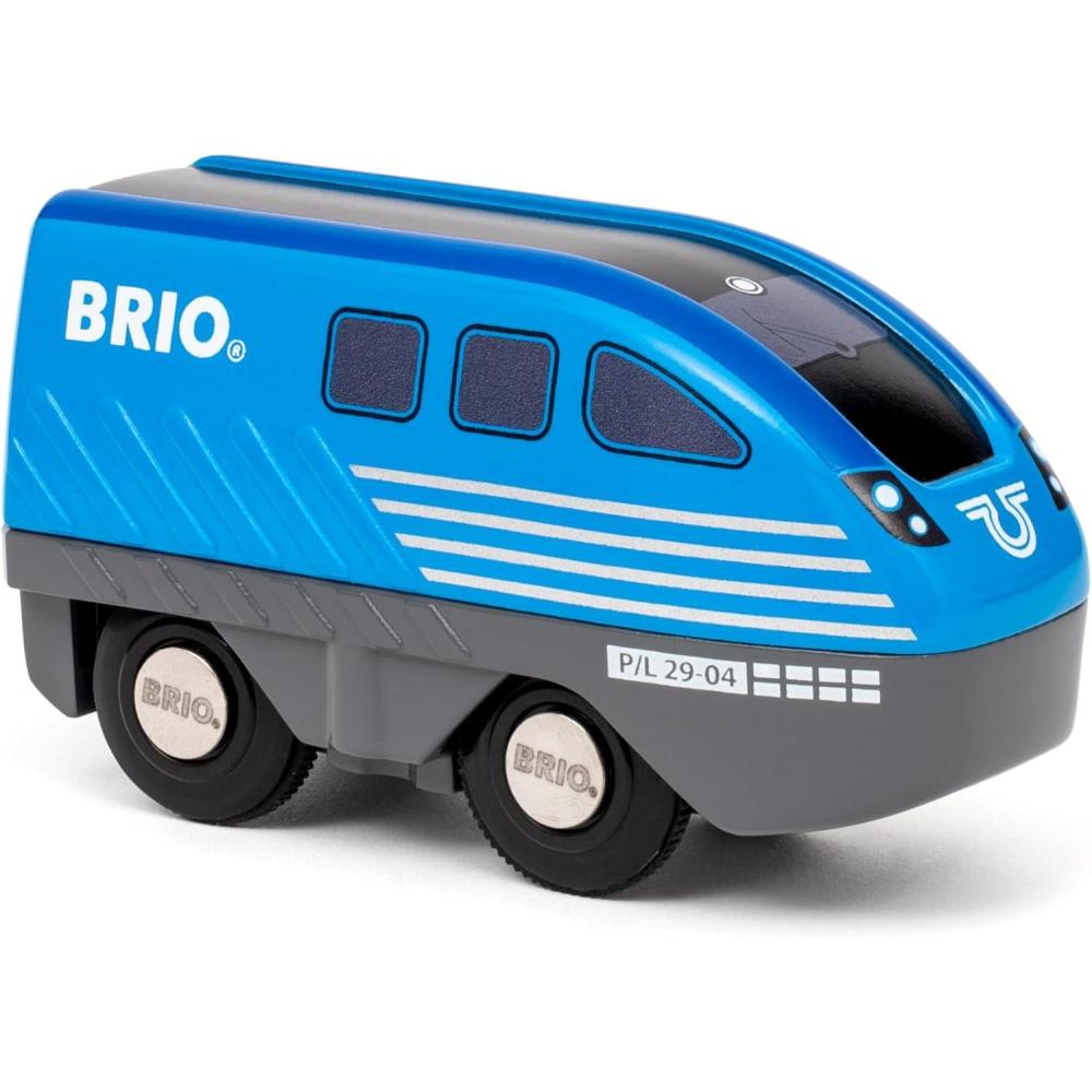 imageBRIO World 36019 Pull Back Train Toy Train for Kids Aged 3 Years Up