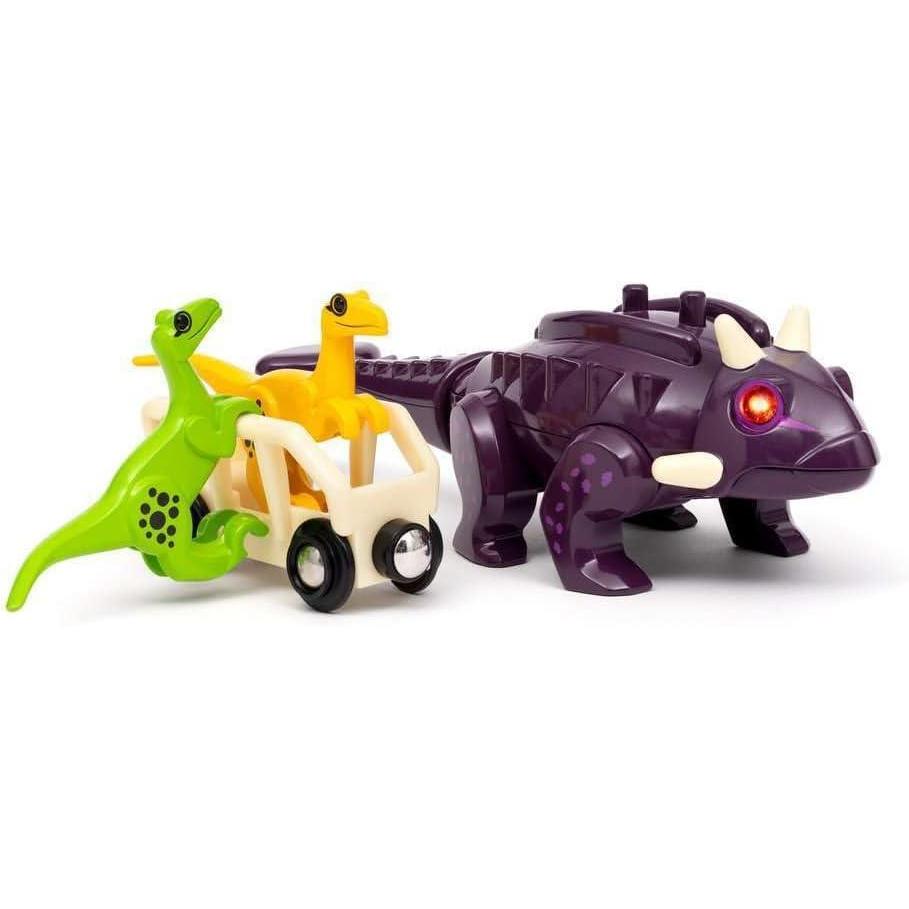 imageBRIO World 36082 Dinosaur Attack Set Train amp DinosaurThemed Playset for Kids Aged 3 Years Up