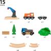 BRIO World – 36028 Starter Lift & Load Set | Toy Train Set for Kids Ages 3 Years and and Up