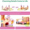 BRIO World Disney Princess Castle Set – 18-Piece FSC-Certified Wood Train Set and Accessories – Includes Moveable Classic Disney Princess Figurines, Castle, Tracks & More – Kids Ages 3 & Up(Brio Disney Princess Castle Set – Enchanting Wooden Train Adventure | Includes Classic Disney Princesses | Compatible with All BRIO Railway Toys | FSC-Certified Materials | Ideal for Children Aged 3+)