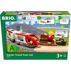 BRIO World – 36079 Starter Travel Train Set | 22-Piece Wooden Toy Train Set for Kids Aged 3 Years Up(BRIO World – 36079 Starter Travel Train Set | 22-Piece Wooden Toy Train Set for Kids Aged 3 Years Up)