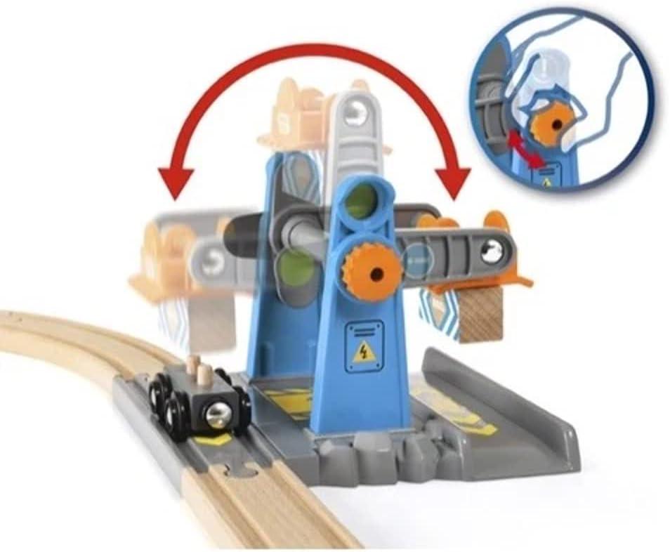 imageBRIO 33827 WorldSmart Tech RailwayHarbor CraneMulti