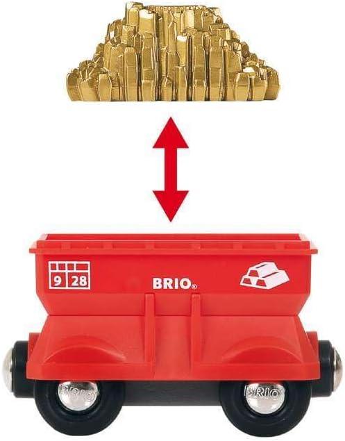 imageBRIO World 33889 Crane amp Mountain Tunnel 7 Piece Toy Train Accessory for Kids Interactive Play FSC Certified Wood Perfect for Ages 3 and UpTunnel