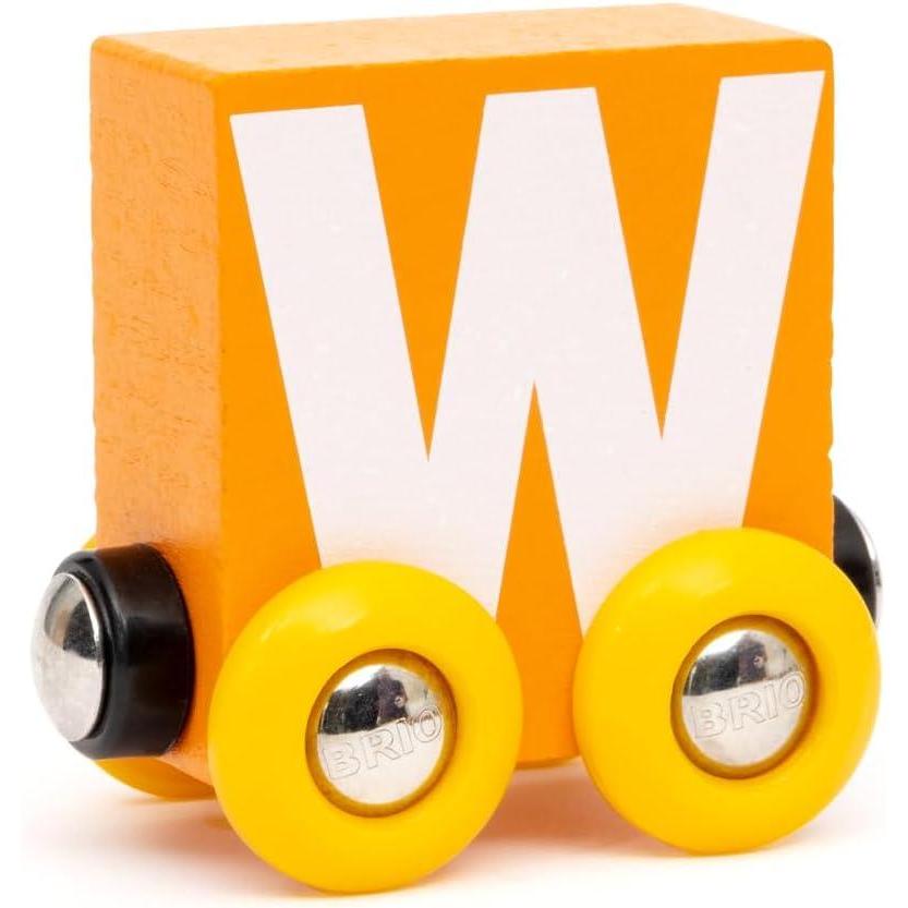imageBRIO Letter Train W Wooden Train Set Accessory Toy for Kids Age 2 Years Up