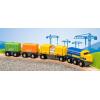 BRIO 33982 Three-Wagon Cargo Train – Kid-Friendly Wooden Toy Train | Engaging Play Experience | Compatible with All Railway Tracks | Ideal for Kids Age 3 & Up | FSC-Certified Materials