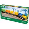 BRIO 33982 Three-Wagon Cargo Train – Kid-Friendly Wooden Toy Train | Engaging Play Experience | Compatible with All Railway Tracks | Ideal for Kids Age 3 & Up | FSC-Certified Materials