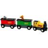 BRIO World – 33722 Safari Train | Interactive Toy Train Set for Kids Age 3 and Up | Environmentally Conscious | Engine and Animal Wagons Included(Safari Train)
