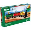 BRIO World – 33722 Safari Train | Interactive Toy Train Set for Kids Age 3 and Up | Environmentally Conscious | Engine and Animal Wagons Included(Safari Train)