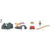 BRIO World – 33889 Crane & Mountain Tunnel | 7 Piece Toy Train Accessory for Kids | Interactive Play | FSC Certified Wood | Perfect for Ages 3 and Up(Tunnel)