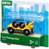 BRIO World 33577 – Car Transporter – 2 Piece Wooden Toy Train Set | Child’s Imagination Igniter | FSC Certified | Ideal for Kids Ages 3+