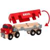 BRIO World 33657 – Lumber Truck | 6-Piece Wooden Toy Train Set | Ideal for Kids Ages 3 and Up | Made with Sustainable Wood | Magnetic Crane Compatible
