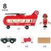 BRIO World 33886 – Cargo Helicopter – Premium Wooden Train Toy | Safe and Durable | Compatible with All Sets | Fun for Toddlers and Kids | Includes Figure and Accessories