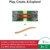 BRIO World Collapsing Bridge for Wooden Train Set – 3-Piece Accessory – FSC-Certified – Compatible with BRIO Railway and Train Track Sets – Encourages Fun Creativity – Kids Ages 3 & Up(Collapsing Bridge)