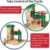 BRIO World Signal Station Set – 2-Piece Wooden Train Track Toy with Interactive Red Light and Figurine – FSC Certified – Compatible with All BRIO Railway Train Toys – Kids Ages 3 & Up(Station)
