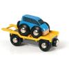 imageBRIO World 33577  Car Transporter  2 Piece Wooden Toy Train Set  Childs Imagination Igniter  FSC Certified  Ideal for Kids Ages 3