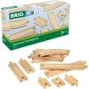 BRIO World Expansion Pack Beginner – 11-Piece Wooden Train Track Set – Compatible with All Railway Sets – FSC-Certified Wooden Tracks – Enhances Cognitive Skills – Durable & Safe – Ages 3 & Up