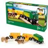 BRIO World Farm Train Set – 5-Piece FSC-Certified Accessories – Works with All Wooden Railway Sets – Includes Engine, Horse, Cow & Livestock Cars – Fun Play for Kids Ages 3 & Up(BRIO World 33404 – Farm Train | 5-Piece Wooden Toy Train Set for Kids | Ideal for Ages 3 & Up | Certified Sustainable Materials)