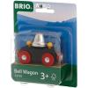 Brio World – 33749 Bell Wagon – Interactive Train Toy for Kids | Develops Motor Skills | Compatible with BRIO Railway Toys | Ideal for Ages 3 and Up