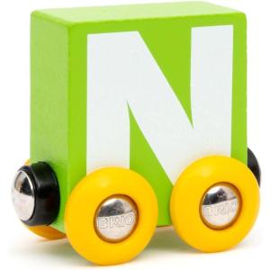 BRIO – Letter Train N | Wooden Train Set Accessory Toy for Kids Age 2 Years Up
