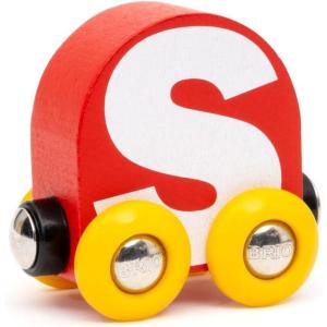BRIO – Letter Train S | Wooden Train Set Accessory Toy for Kids Age 2 Years Up