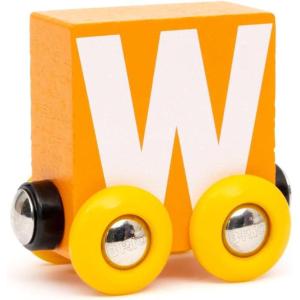 BRIO – Letter Train W | Wooden Train Set Accessory Toy for Kids Age 2 Years Up