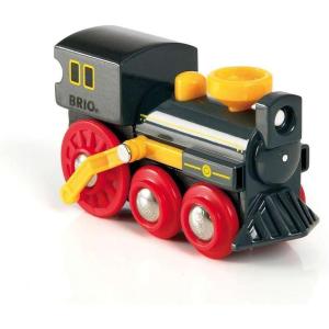 BRIO Old Steam Engine – Authentic Piston Action Toy | Ideal for Imaginative Play | Fully Compatible Wooden Railway Sets | Perfect for Ages 3+