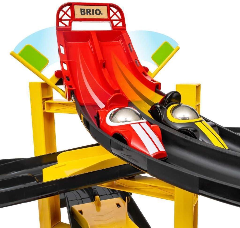 imageBRIO 30550 Roll Racing Tower Racing Car Toys for Kids Age 3 Years Up