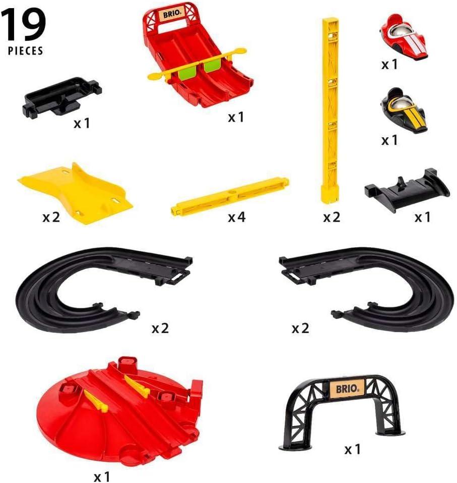 imageBRIO 30550 Roll Racing Tower Racing Car Toys for Kids Age 3 Years Up