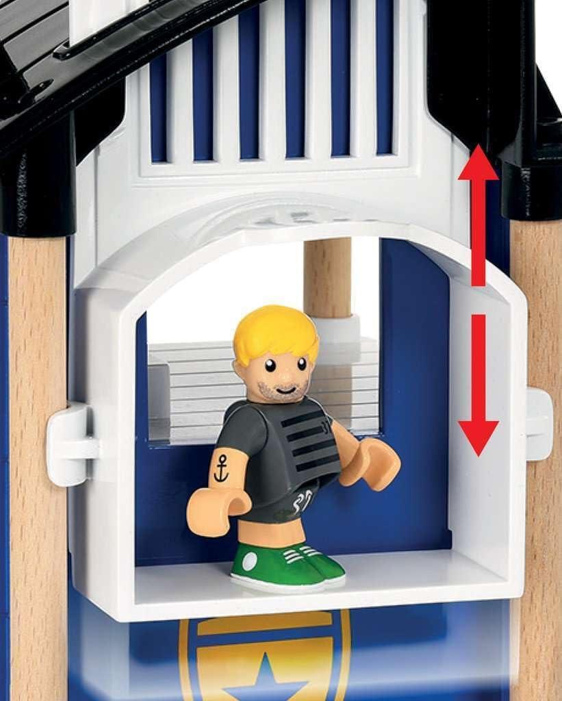 imageBrio World 33813 Police Station Interactive Toy Set for Kids Enhances Creativity amp Imagination Features Light amp Sound Effects Compatible with Brio Railway Perfect for Ages 3 and Up