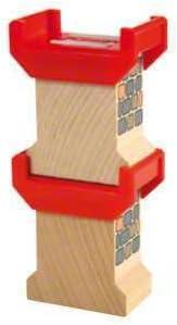 imageBrio World 33254 Super Supports 2 Piece Wooden Railway Set Enhances Creativity Compatible with All Brio Train Sets Sustainability Certified Perfect for Kids Ages 3 and Up