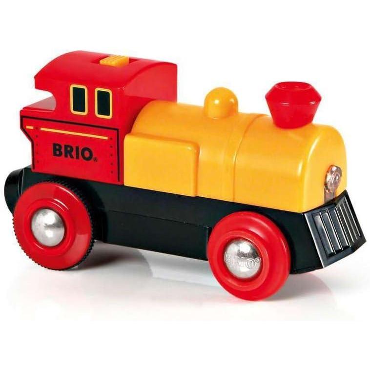 imageBRIO 33594 World TwoWay BatteryOperated Engine Interactive Train Toy for Kids Lights Up Forward amp Reverse Functions Great Christmas or Birthday Gift Suitable for Ages 3 and Up