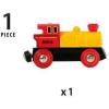 BRIO 33594 World Two-Way Battery-Operated Engine – Interactive Train Toy for Kids | Lights Up | Forward & Reverse Functions | Great Christmas or Birthday Gift | Suitable for Ages 3 and Up