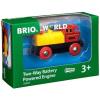 BRIO 33594 World Two-Way Battery-Operated Engine – Interactive Train Toy for Kids | Lights Up | Forward & Reverse Functions | Great Christmas or Birthday Gift | Suitable for Ages 3 and Up