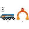 BRIO 33971 Smart Tech Sound Record & Play Engine – Interactive Wooden Toy Train for Kids | Perfect for Age 3 and Up | Enhances Motor Skills