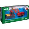 BRIO World 33213 – Remote Control Train Set | Wooden Toy for Kids | Enhances Logical Thinking | Compatible Railway Toys | Ideal for Ages 3 and Up(Train Engine)