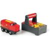 BRIO World 33213 – Remote Control Train Set | Wooden Toy for Kids | Enhances Logical Thinking | Compatible Railway Toys | Ideal for Ages 3 and Up(Train Engine)