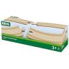BRIO World 33342 – Large Curved Wooden Tracks | 4-Piece Toy Train Set Extension | Compatible with All BRIO Railway Toys | Safety Tested and Approved | Ideal for Kids Ages 3 and Up