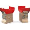 Brio World 33254 – Super Supports – 2 Piece Wooden Railway Set | Enhances Creativity | Compatible with All Brio Train Sets | Sustainability Certified | Perfect for Kids Ages 3 and Up