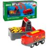 BRIO World 33213 – Remote Control Train Set | Wooden Toy for Kids | Enhances Logical Thinking | Compatible Railway Toys | Ideal for Ages 3 and Up(Train Engine)