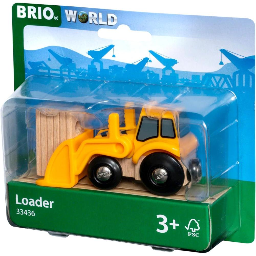 imageBRIO World Farm Tractor Loader for Kids Age 3 Years and up Compatible with All Train Sets