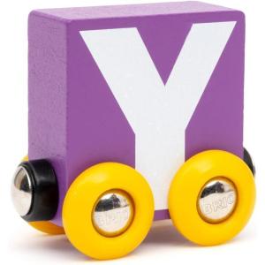 BRIO – Letter Train Y | Wooden Train Set Accessory Toy for Kids Age 2 Years Up