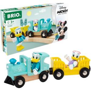 BRIO 32260 Disney Mickey and Friends: Donald & Daisy Duck Train | Wooden Toy Train Set for Kids Age 3 and Up – Amazon Exclusive(Donald & Daisy Duck Train)