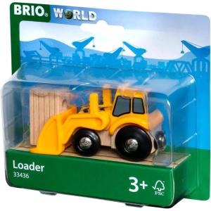 BRIO World Farm Tractor Loader for Kids Age 3 Years and up. Compatible with All Train Sets
