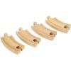 BRIO World 33337 – Premium 4-Piece Short Curved Tracks – Wooden Train Toy Set for Kids & Toddlers | Age 3+ | Versatile & Compatible | FSC-Certified Sustainable Wood | Child ASIN B08J88V5QW