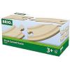 BRIO World 33337 – Premium 4-Piece Short Curved Tracks – Wooden Train Toy Set for Kids & Toddlers | Age 3+ | Versatile & Compatible | FSC-Certified Sustainable Wood | Child ASIN B08J88V5QW